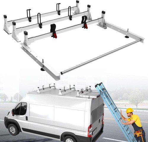 Van roof ladder rack - van,