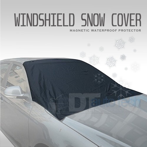 Auto windshield snow sun - snow, cover