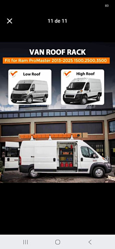 Melipron steel cargo van - van, roof